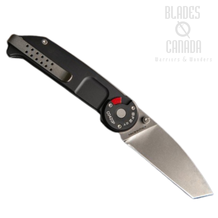 Extrema Ratio BF2 CT Folding Knife, N690 Stonewash, Aluminum Black